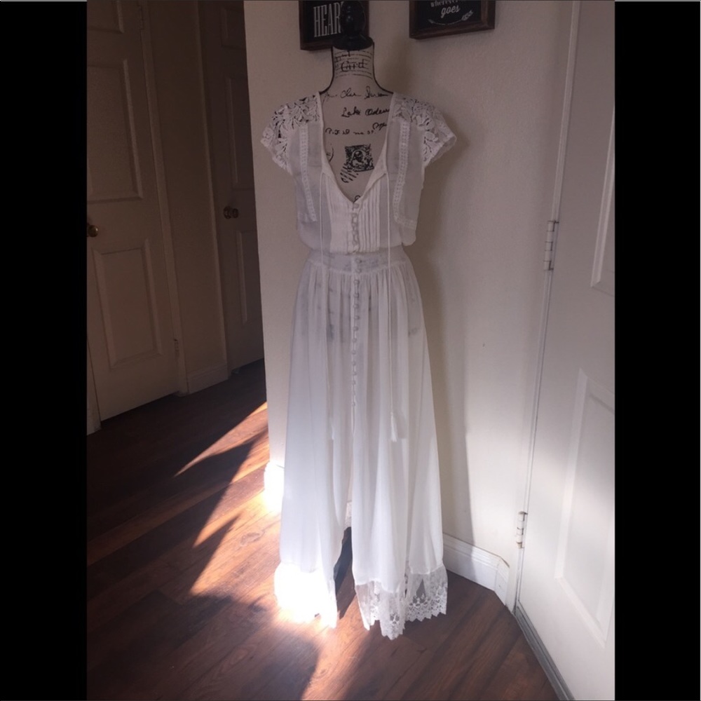RESTOCKING🎉Bohemian crochet lace festival dress🌸 - Picture 2 of 8